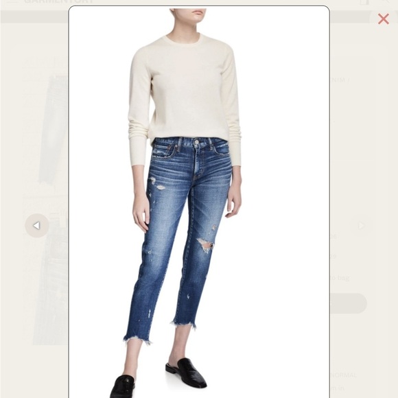 Moussy Vintage Denim Jeans MV Glendele Distressed - Picture 7 of 7